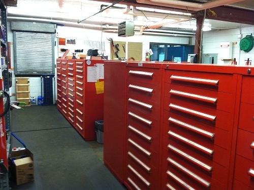 South Side of Tool Storage Room